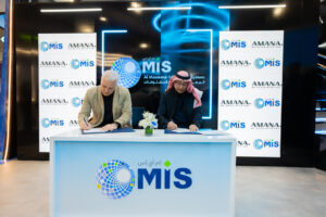 Richard Abboud CEO Group AMANA Abdullah Al Ghamdi CEO of MIS Signing